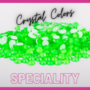 Rhinestone Design Work (SPECIALITY COLORS) NEON, OPAL, SEW-ON, WHITE