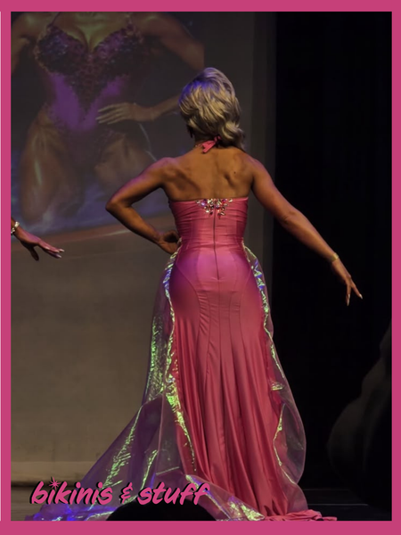 Pink Aurora GLAM- Fitmodel Dress