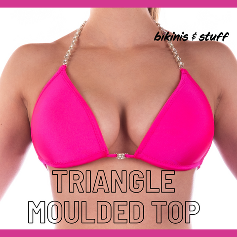 Posing Suit Top Style TRIANGLE MOULDED PUSH UP TOP