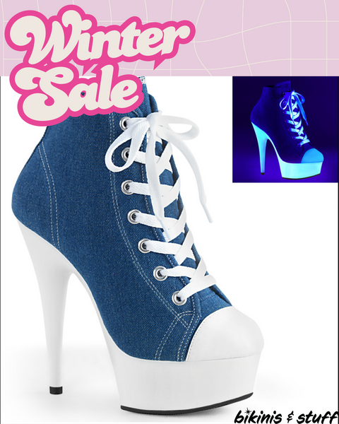 Delight-600SK-02 - Pole Fitness Ankle Boot 6"