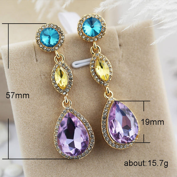 Fashion Diamond Crystal Women's Earrings