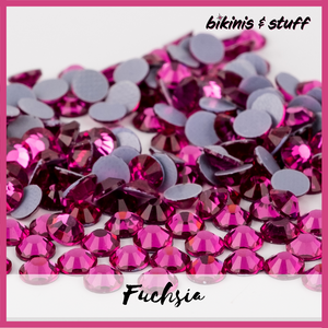Fuchsia- Hotfix Rhinestones