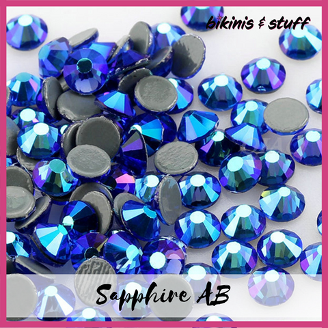 Sapphire AB- Hotfix Rhinestones