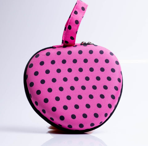 Small Bra Carry Case Pink Polka