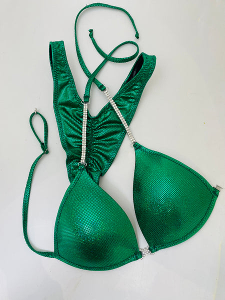 Kelly Green Competition Bikini